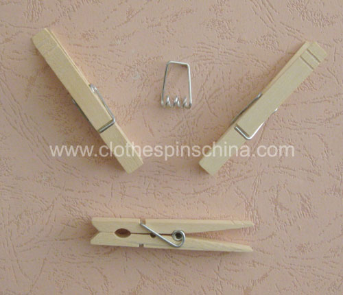 8.4cm Wood Clothespins, Wood Clothespins Manufacturer and Supplier